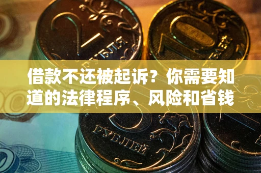 北京借款不还被起诉？你需要知道的法律程序、风险和省钱技巧